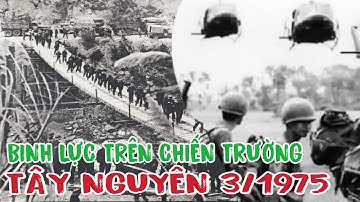 SO SÁNH BINH LỰC QGP VÀ VNCH TRONG CHIẾN DỊCH TÂY NGUYÊN.