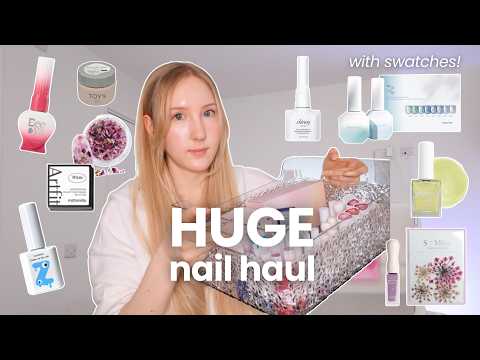 HUGE nail haul for Korean products - gel polish & more!