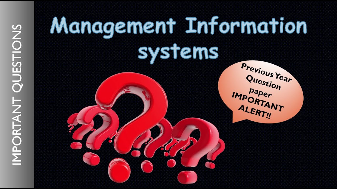 Management Information system MIS Important questions MBA Annamalai university old year question ppr