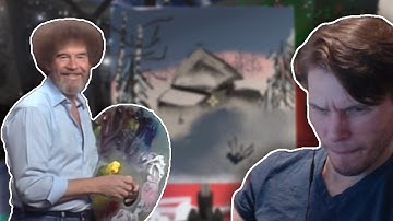 Jerma makes art with Bob Ross in SuchArt: Genius Artist Simulator (Jerma Highlights)