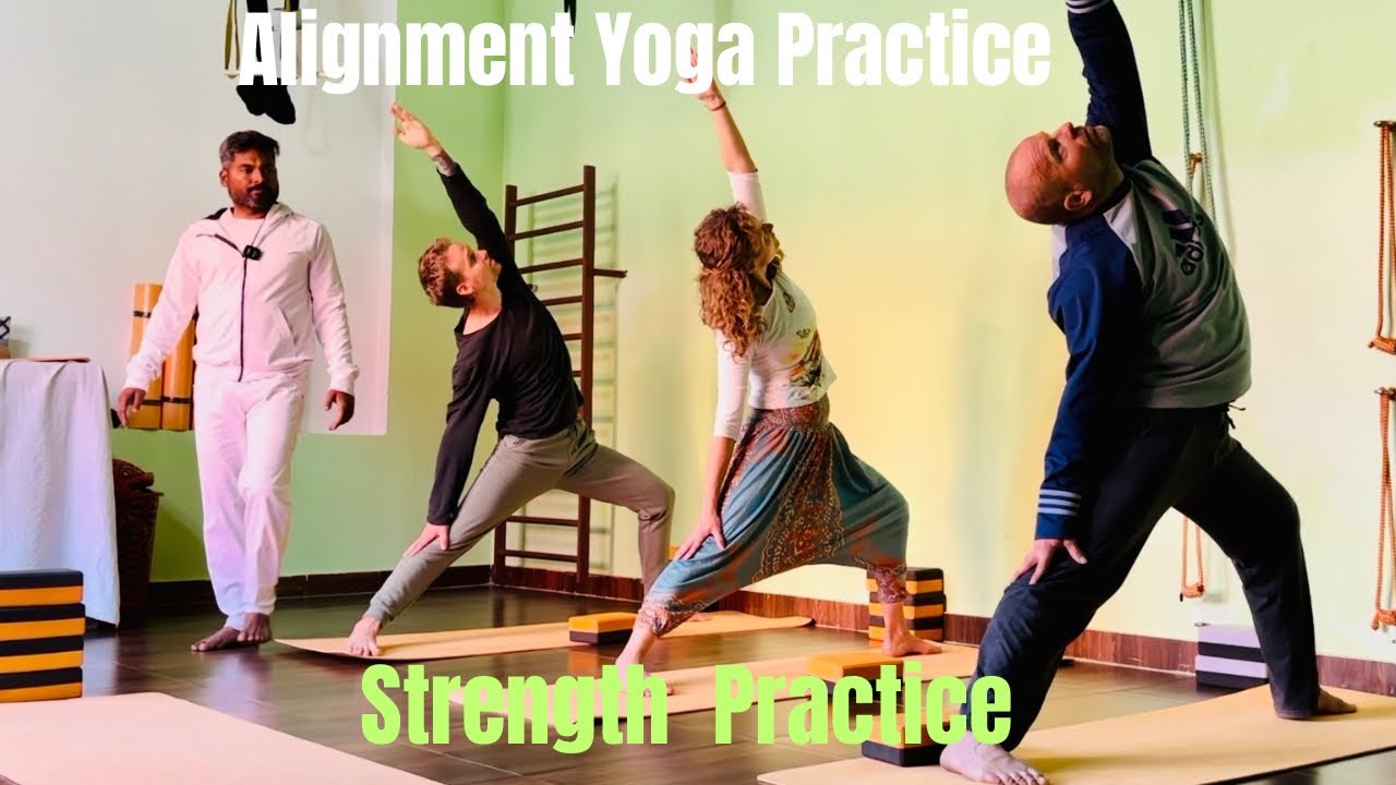 Strength & Alignment Yoga Practice | Full Body Yoga Workout #anmolsingh #yoga #yogaclasses