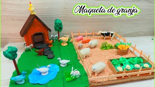 MAQUETA DE GRANJA FÁCIL DE HACER