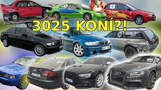 3025 KONÍ a 85 VÁLCŮ?! Velký přehled našich garáží