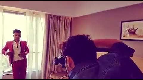 Debut Bollywood Actor Saazish Sidhu photo shoot behind the scene