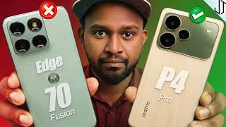Moto Edge 70 Fusion vs Realme P4 Pro Comparison | Best Phone Under ₹25,000