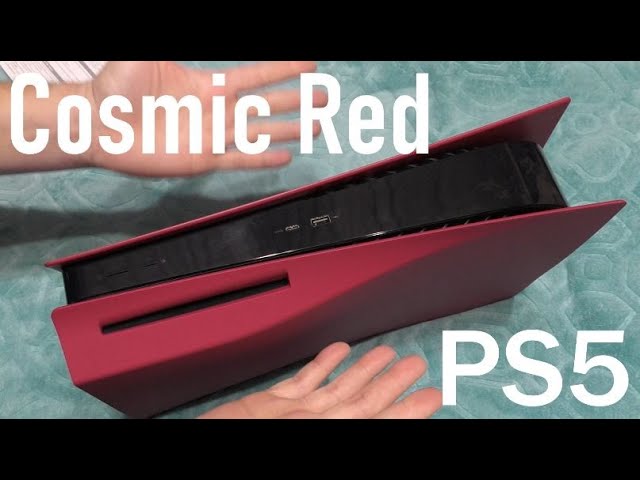 Cover PS5 Cosmic Red (Para consola Digital)