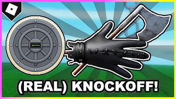How to ACTUALLY get KNOCKOFF GLOVE + "Code Breaker" BADGE in SLAP BATTLES! [ROBLOX]