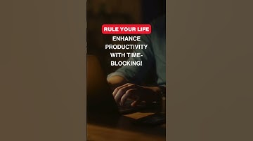 Master Productivity with Time-Blocking #shorts