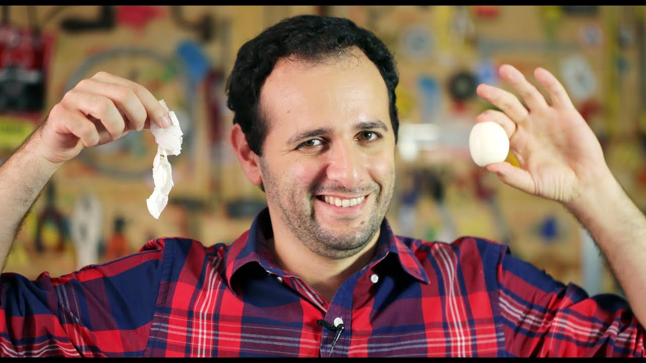 Jeito ninja de DESCASCAR OVO adivinhação dificil