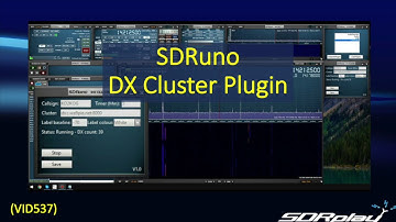 SDRuno DX Cluster Plugin (VID537)
