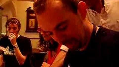 Dark trooper is awake and knows nothing about last night.