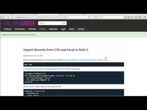 csv importer rails5
