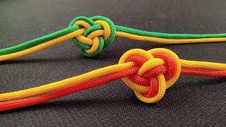 How to tie easiest heart knot ❤💕💖❤ paracord/macrame knots