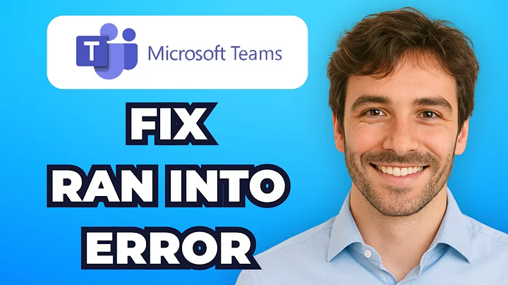 How to Fix “We Ran Into a Problem” Error in Teams (Quick Solution)