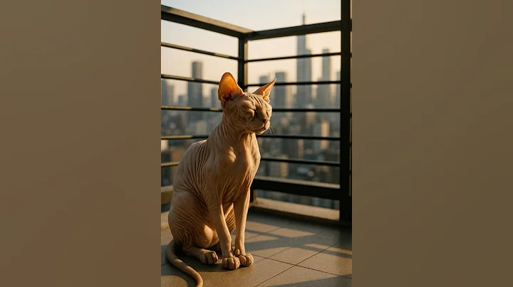 Video 11401191: sphynx cat cutecat
