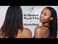 My Summer Wash N Go Routine | How I Stretch And Shape My Hair