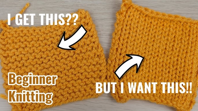 The KNIT STITCH for Total Beginners 