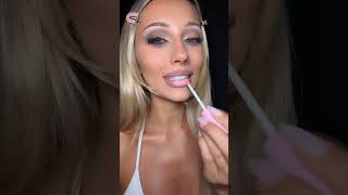 trying the new winter kissed lip kit and blush 🩷 _makeup