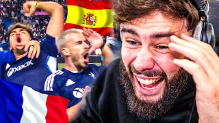 JE REAGIS AUX MEILLEURS MOMENTS DU MATCH DE FOOT FRANCE - ESPAGNE !