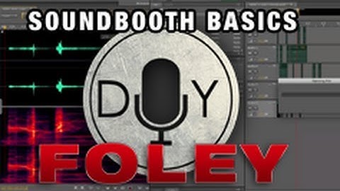 Soundbooth Sound Editing Tutorial