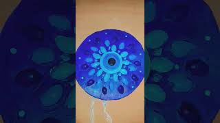 evil eye wall hanging. #music #art #crafts