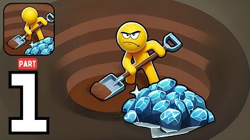 Dig World - All Levels Gameplay Walkthrough Part 1 iOS,Android