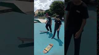 1090919早上,屏東極限場的OLLIE。