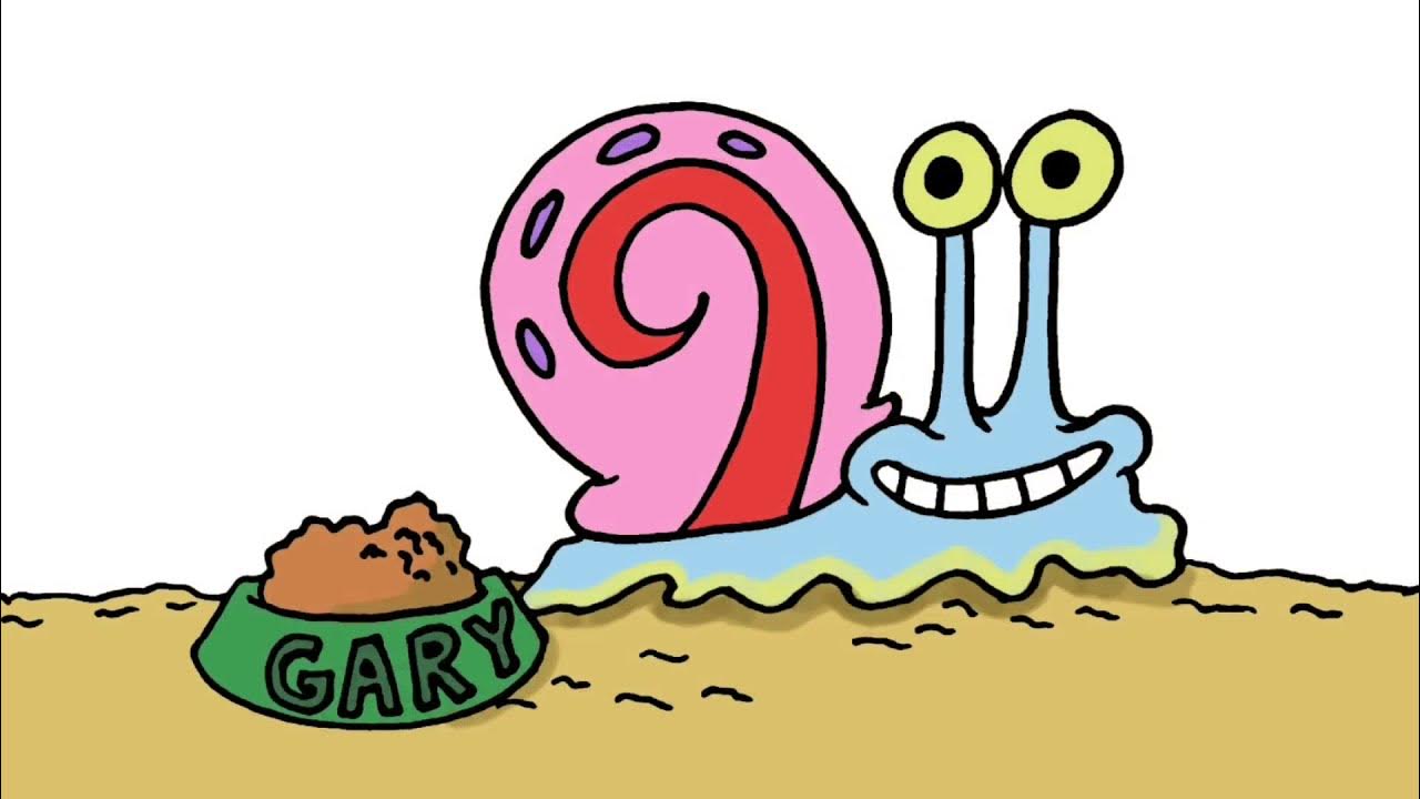 How to draw Gary Spongebob Squarepants YouTube