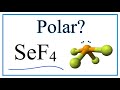 Polarity and Electronegativity of SeF4