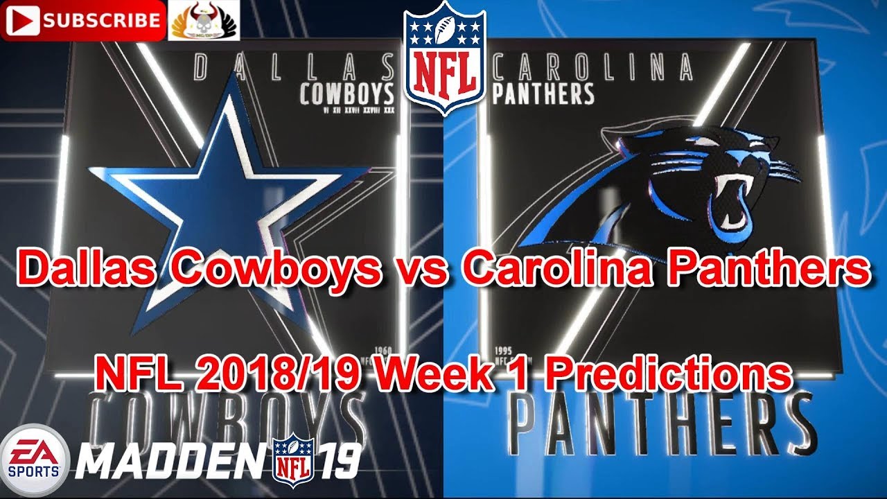 Cowboys vs. panthers: highlights, game tracker for week 1 Dallas Cowboys vs Carolina Panthers | NFL 2018/19 Week 1 | Predictions