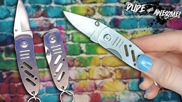 Mini Folding Keychain Knives 🔪 - Unboxing & Review