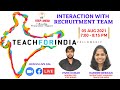 Teach for india fellowship  interaction with recruitment team about fellowship  stepahead