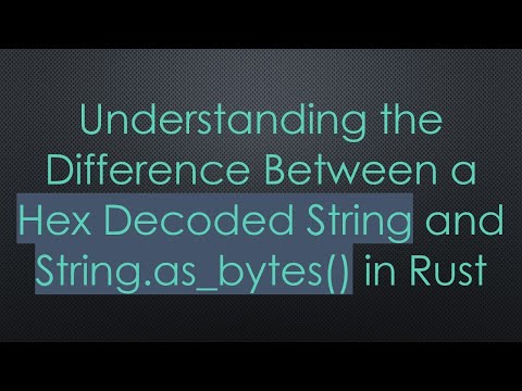 Understanding the Difference