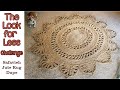 Safavieh Jute Rug Dupe DIY - Look For Less Challenge