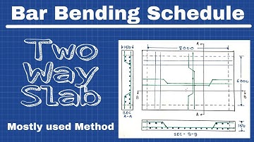 Bar Bending Schedule of two way slab | bbs of two way slab | Engineering tactics
