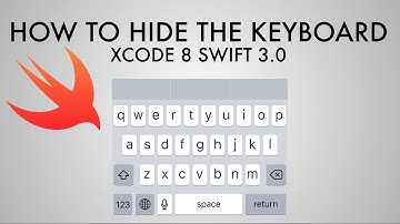 How To Hide The Keyboard In xCode 8 (Swift 3.0)