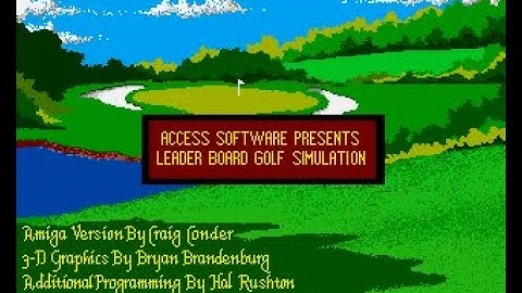 Leader Board Review for the Commodore Amiga by John Gage