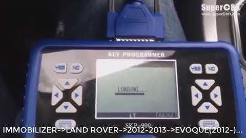 Chương trình remote RANGE ROVER(Program RANGE ROVER Evoque 2013 Smart by SKP900(adding))