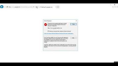 content from the website listed below is being blocked by the internet explorer