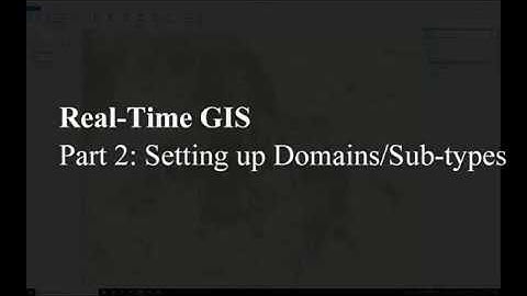 Real-time GIS with ArcGIS Pro and Collector: part 2 Setting up domains and sub-types