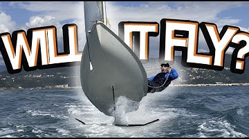 Building a FLYING BOAT: Foiling LASER design and ENGINEERING