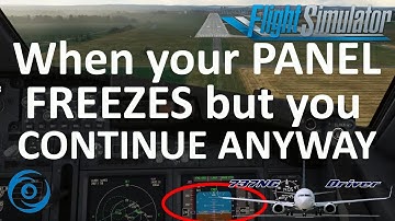 When your PANEL FREEZES on VATSIM but you decide to CONTINUE ANYWAY | Real Airline Pilot