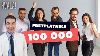 100 000 PRETPLATNIKA AURA CENTAR YOUTUBE KANALA!!! HVALA❤️❤️❤️