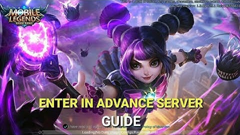 How to enter in Advanced Server Mobile Legends Tutorial