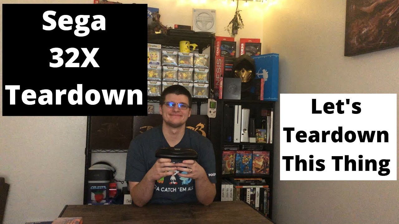 How to take apart the Sega 32X Attachment? [Sega 32X Teardown