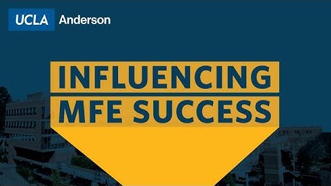 UCLA Anderson Master of Financial Engineering Propels Careers