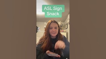 Learn How To Sign "Snack" in ASL for Beginners | American Sign Language #shorts