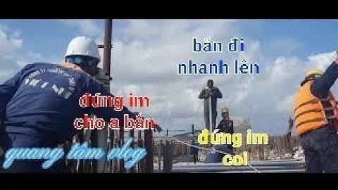 thi công điện gió trên biển,tập 3 dựng vành móng mặt bít chờ tháp@quangtamvlog
