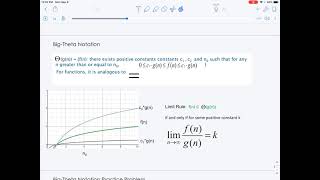 Asymptotic Notation Part 2: Big Omega and Theta