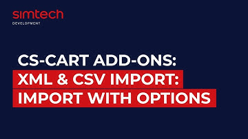 CS-Cart add-ons: XML & CSV Import: Overview